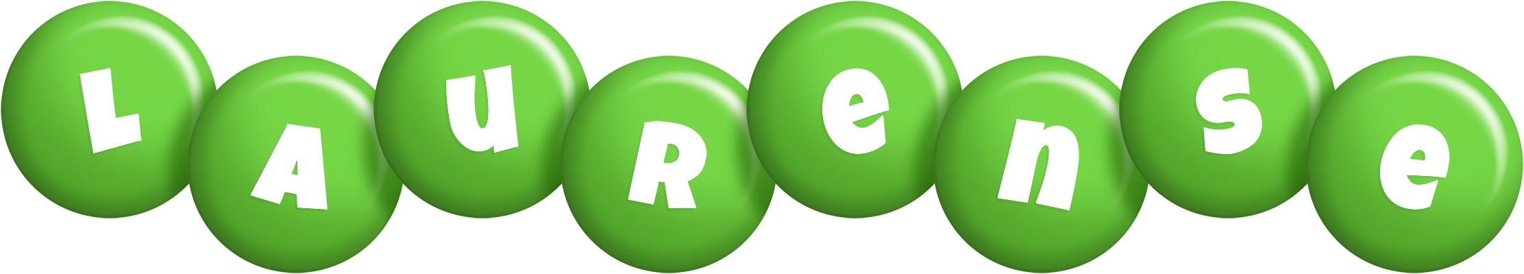 Laurense candy-green logo
