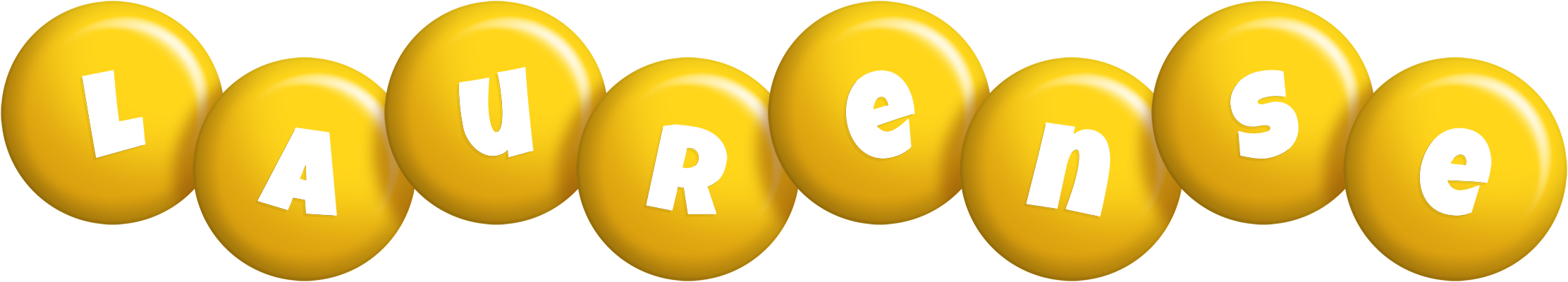 Laurense candy-yellow logo
