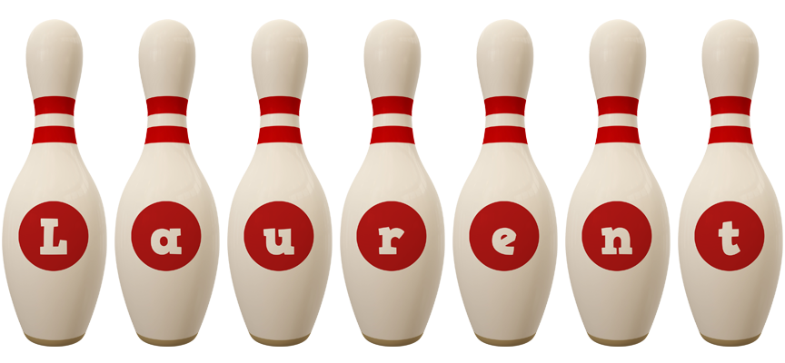 Laurent bowling-pin logo