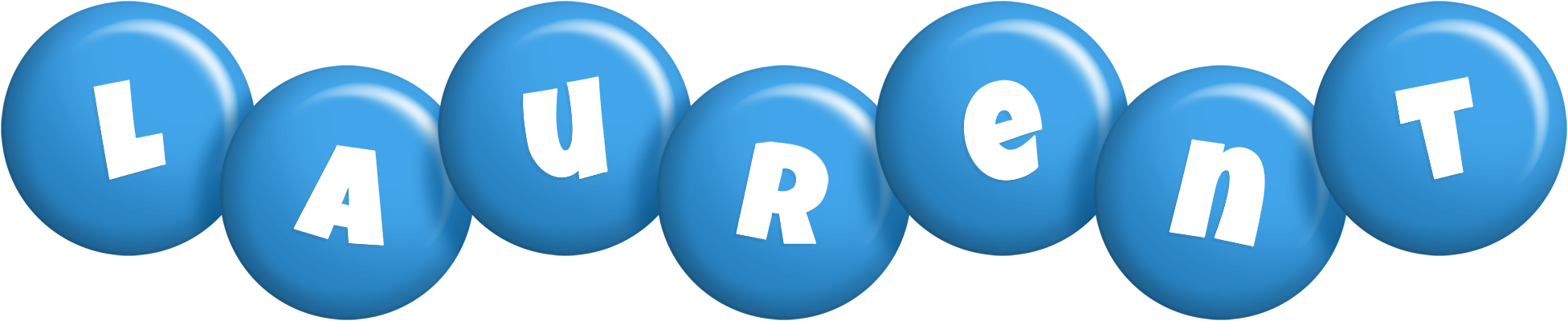Laurent candy-blue logo