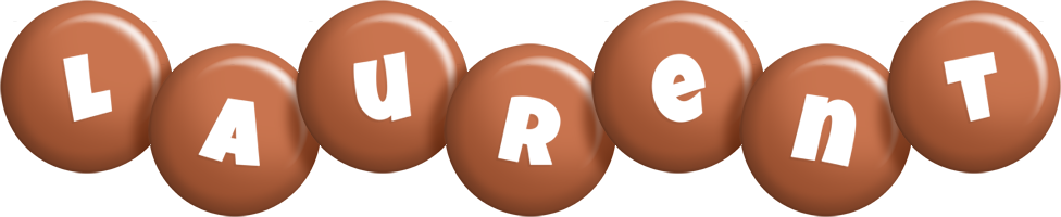Laurent candy-brown logo