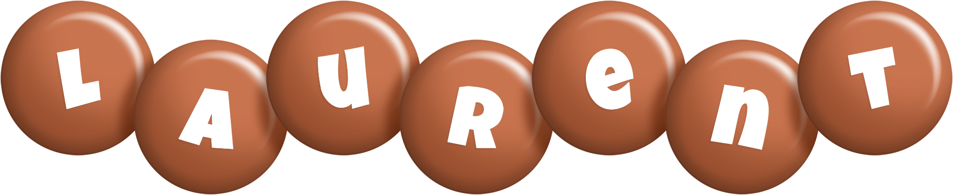 Laurent candy-brown logo