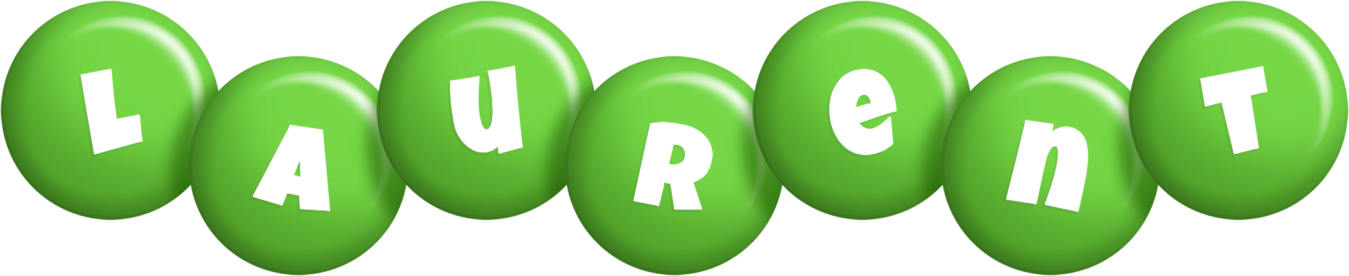 Laurent candy-green logo