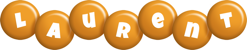 Laurent candy-orange logo