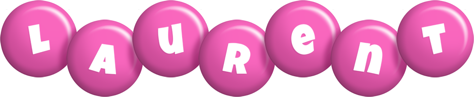 Laurent candy-pink logo