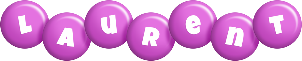 Laurent candy-purple logo