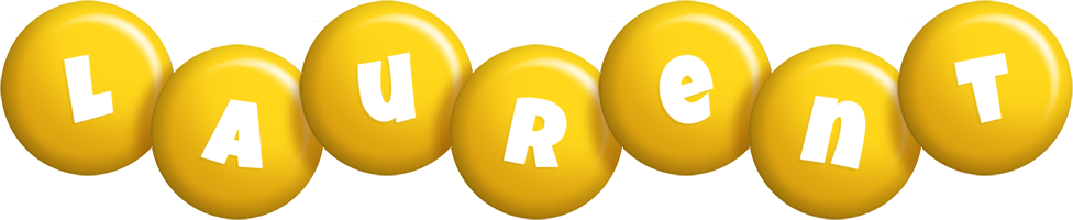 Laurent candy-yellow logo