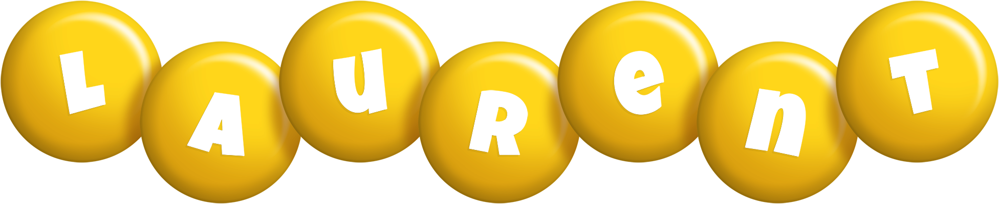 Laurent candy-yellow logo