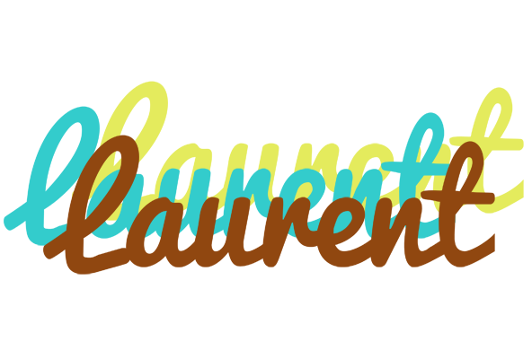 Laurent cupcake logo