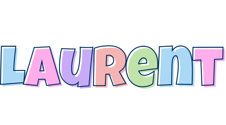 Laurent pastel logo