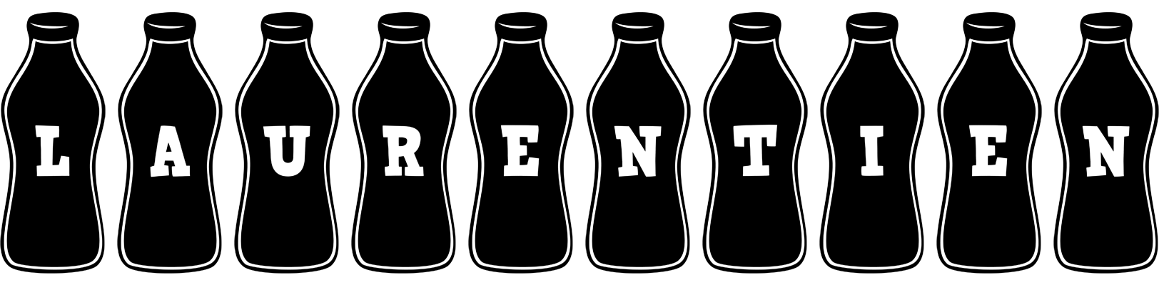 Laurentien bottle logo