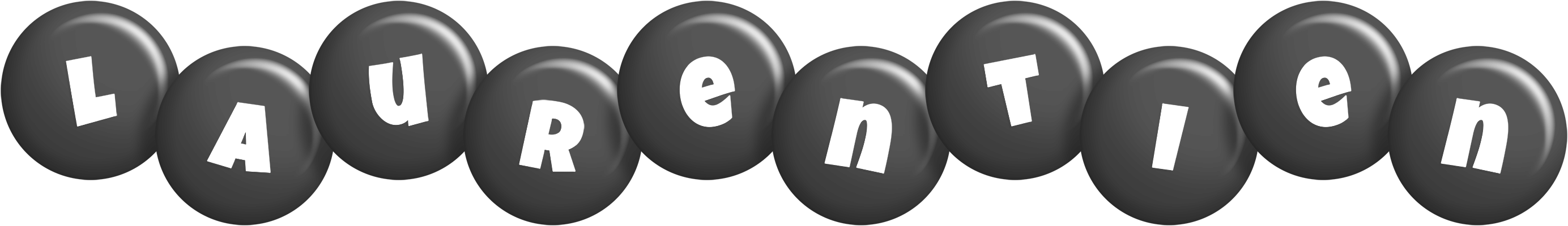 Laurentien candy-black logo