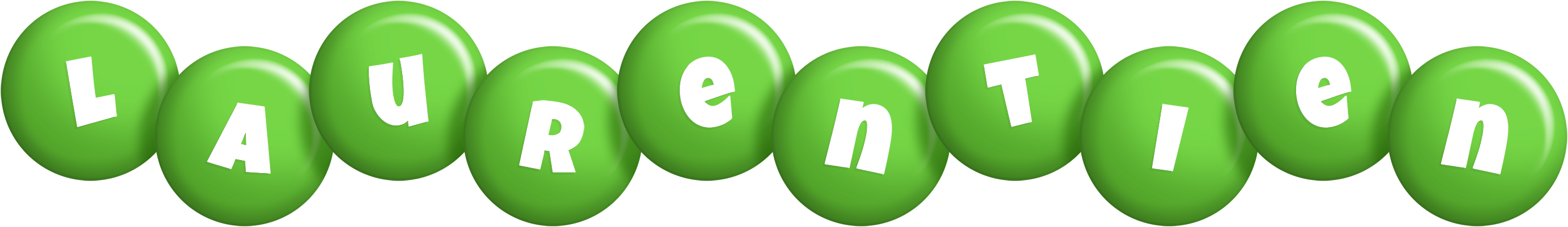 Laurentien candy-green logo