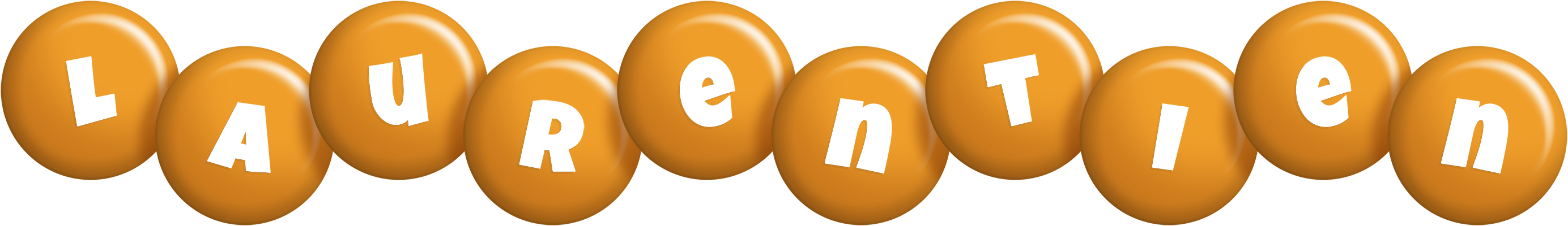 Laurentien candy-orange logo