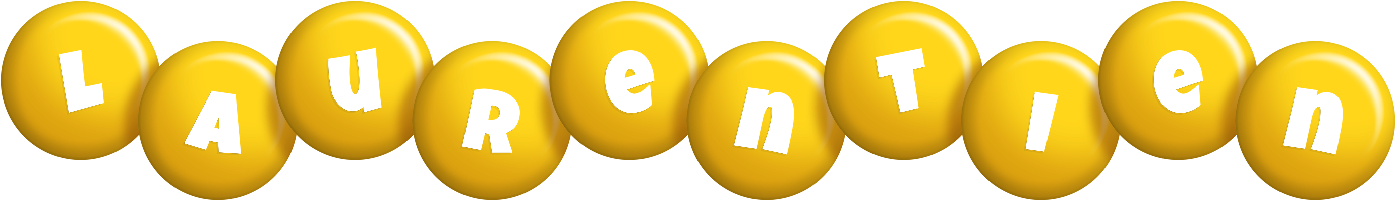 Laurentien candy-yellow logo