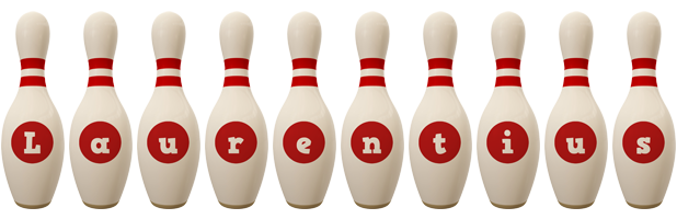 Laurentius bowling-pin logo