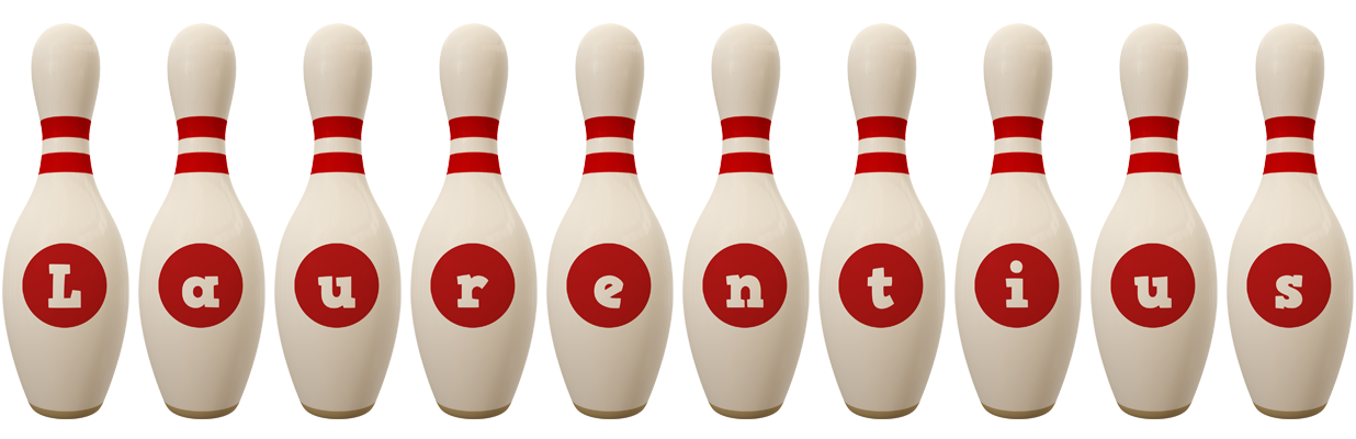 Laurentius bowling-pin logo