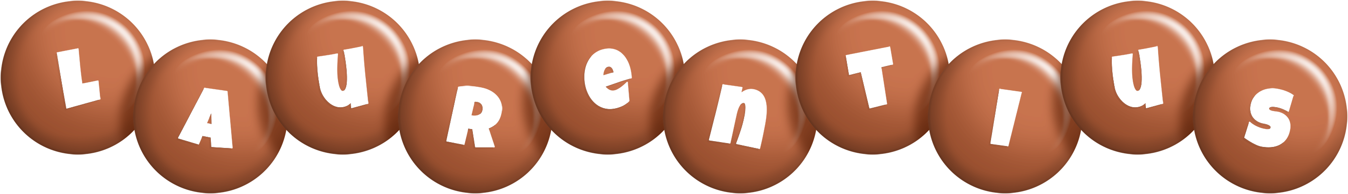 Laurentius candy-brown logo