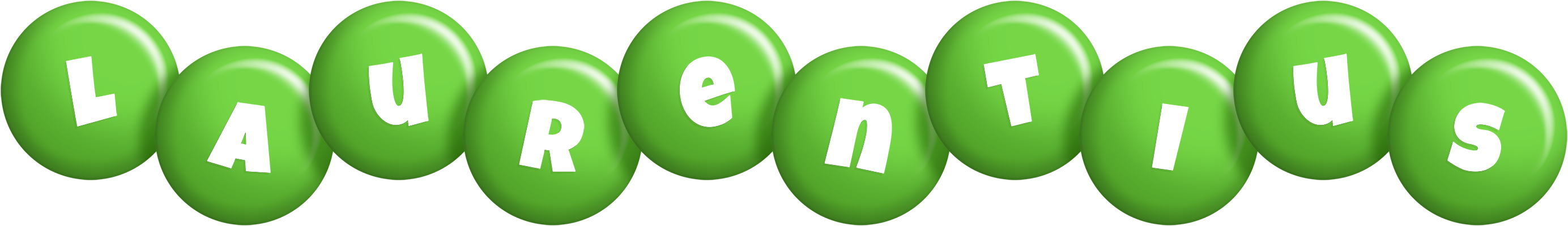 Laurentius candy-green logo