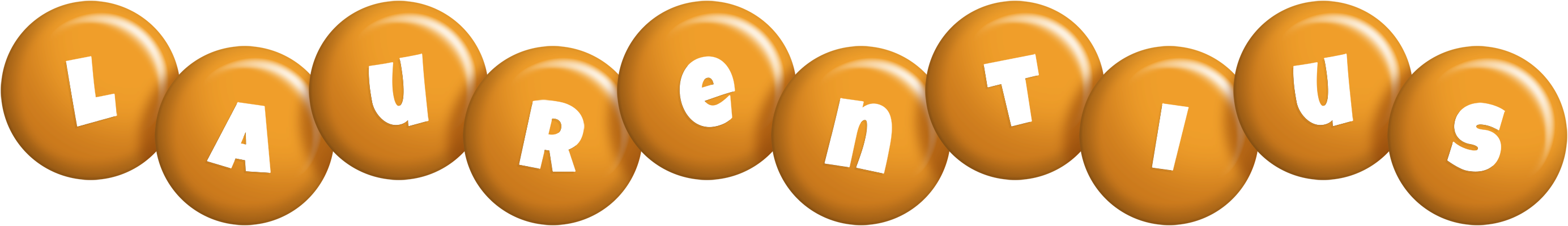 Laurentius candy-orange logo