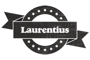 Laurentius grunge logo