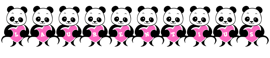 Laurentius love-panda logo