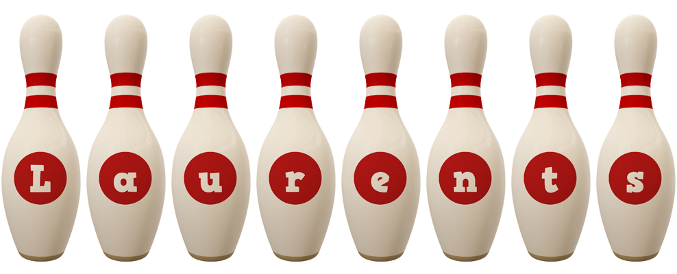 Laurents bowling-pin logo