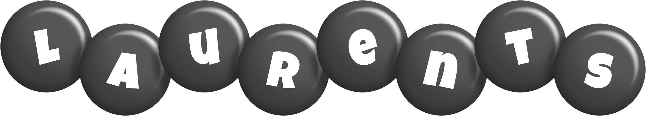 Laurents candy-black logo