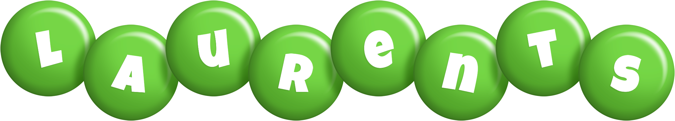 Laurents candy-green logo
