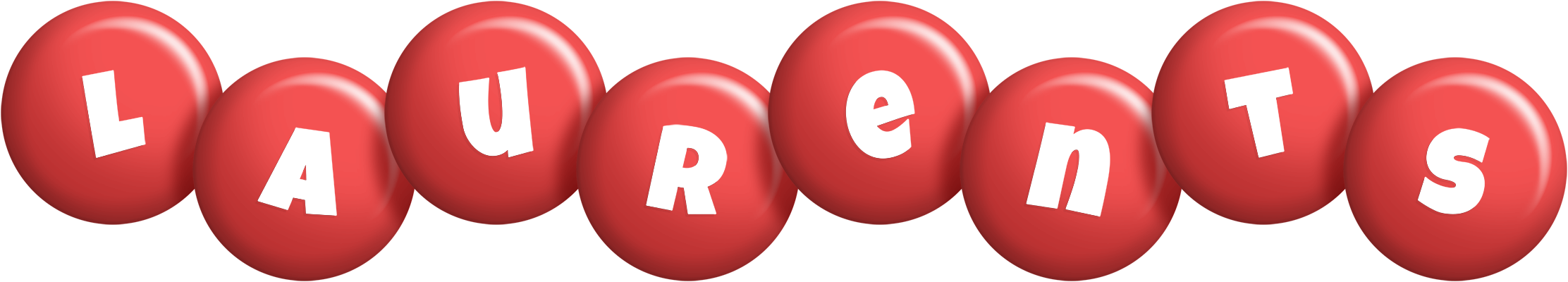 Laurents candy-red logo