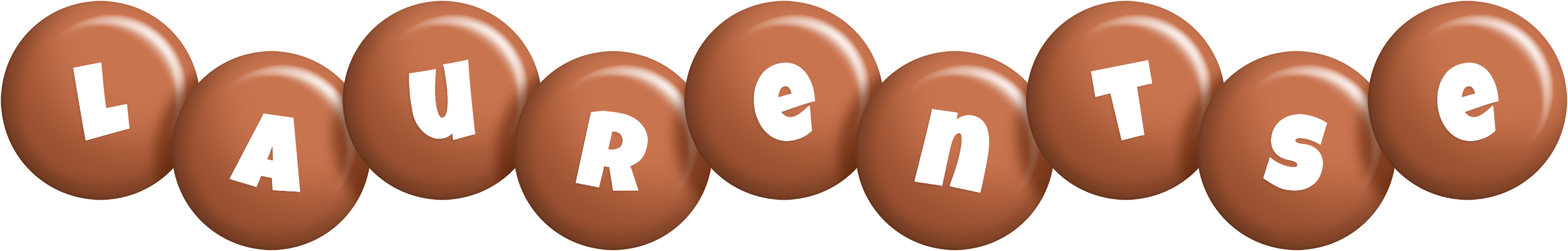 Laurentse candy-brown logo