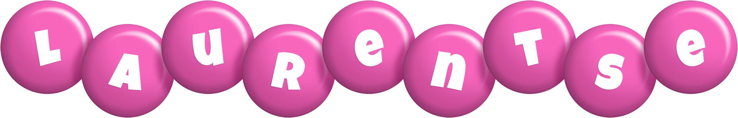 Laurentse candy-pink logo