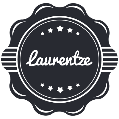 Laurentze badge logo