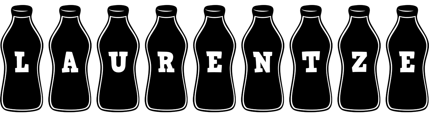 Laurentze bottle logo