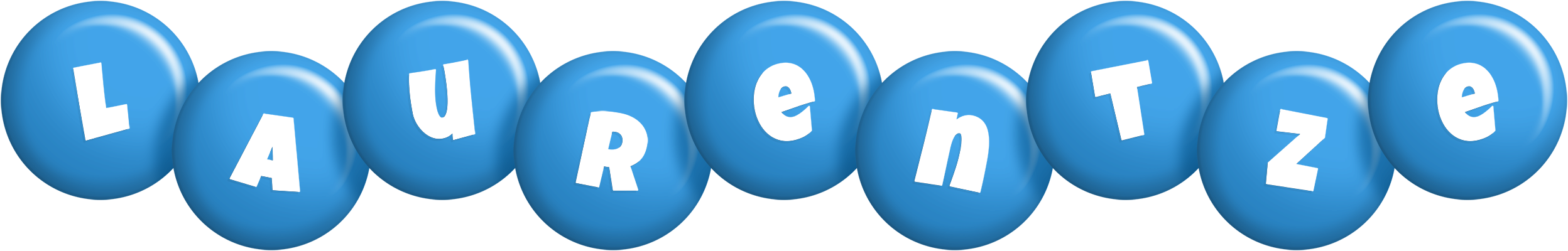 Laurentze candy-blue logo