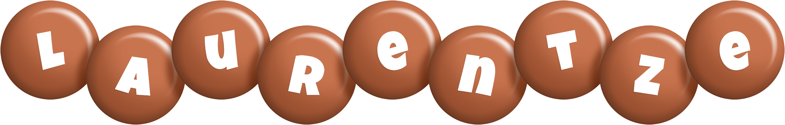 Laurentze candy-brown logo