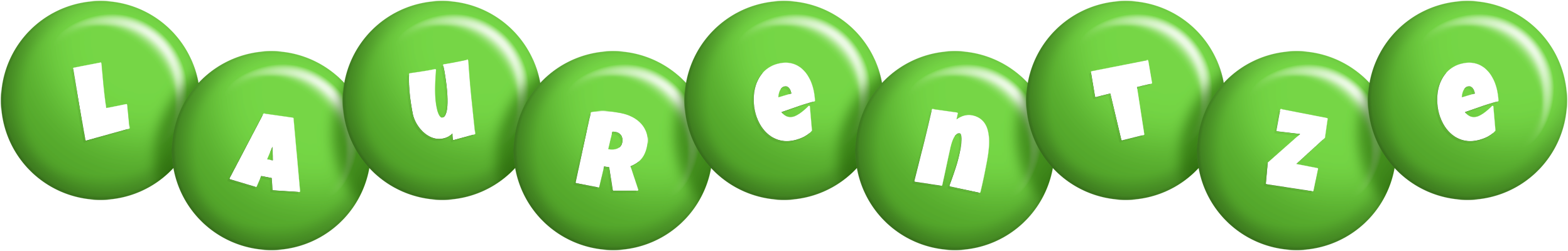Laurentze candy-green logo