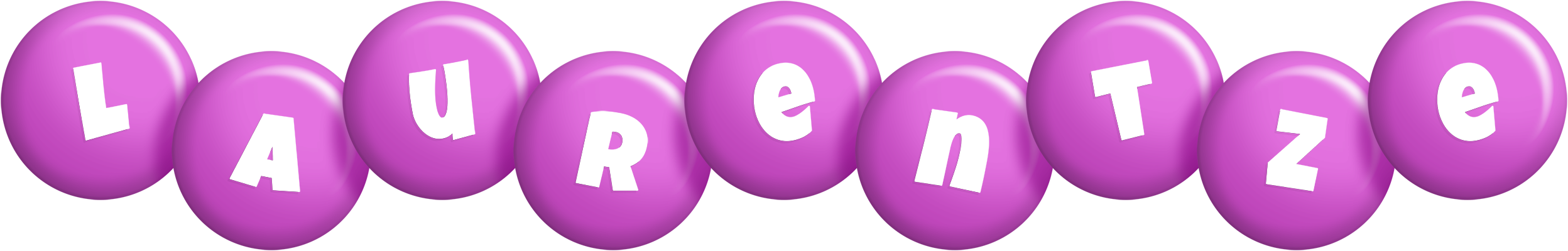 Laurentze candy-purple logo
