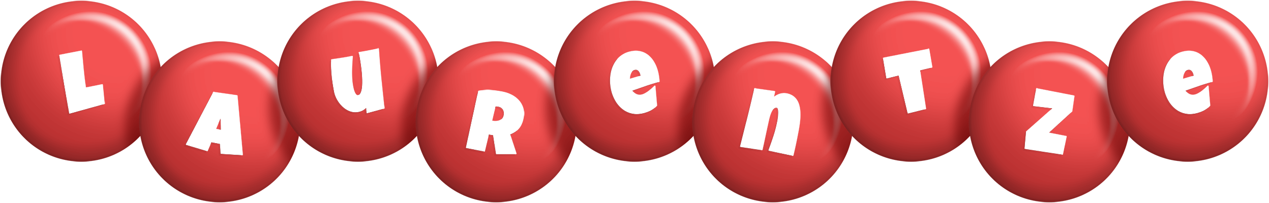 Laurentze candy-red logo