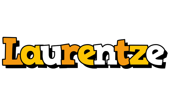 Laurentze cartoon logo