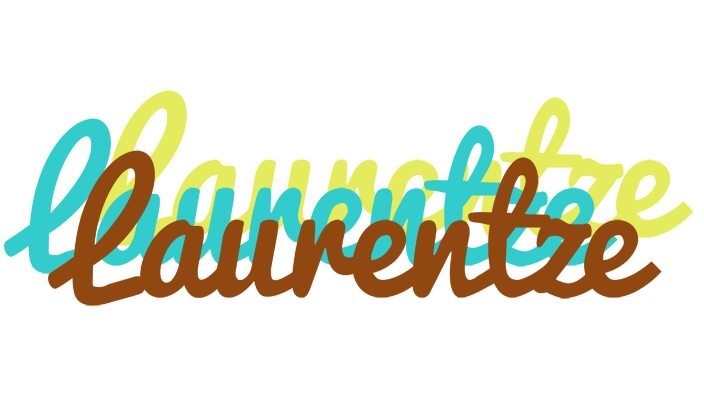 Laurentze cupcake logo