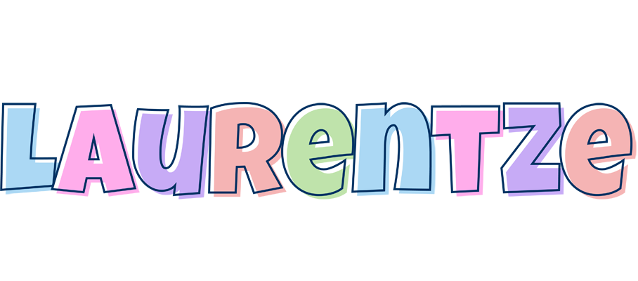 Laurentze pastel logo