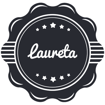 Laureta badge logo