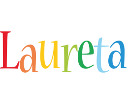 Laureta birthday logo