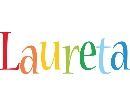 Laureta birthday logo