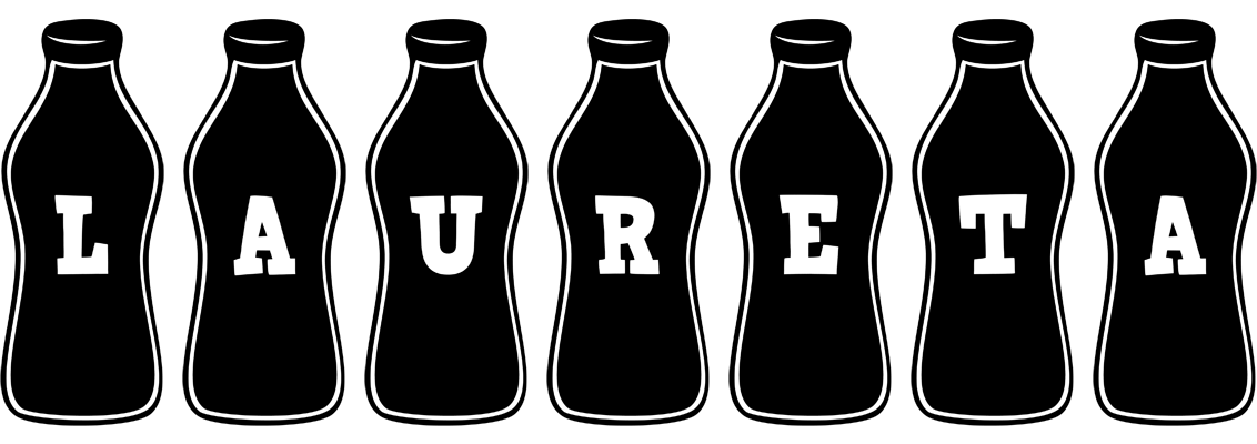Laureta bottle logo