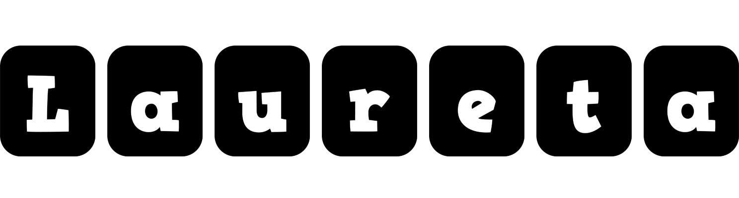Laureta box logo
