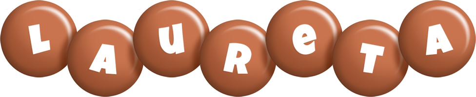 Laureta candy-brown logo