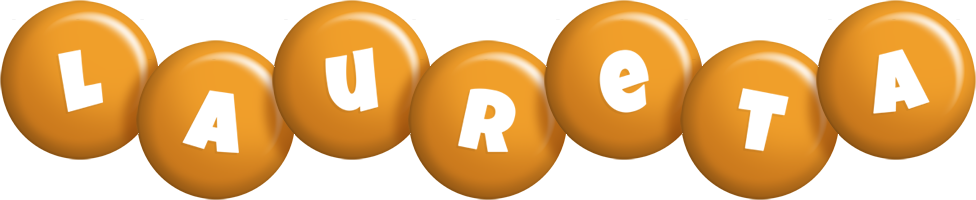 Laureta candy-orange logo