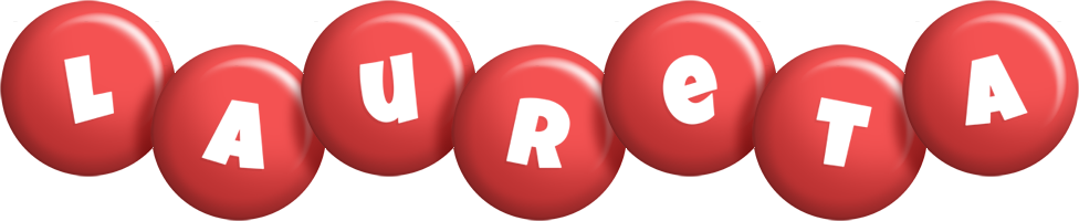 Laureta candy-red logo